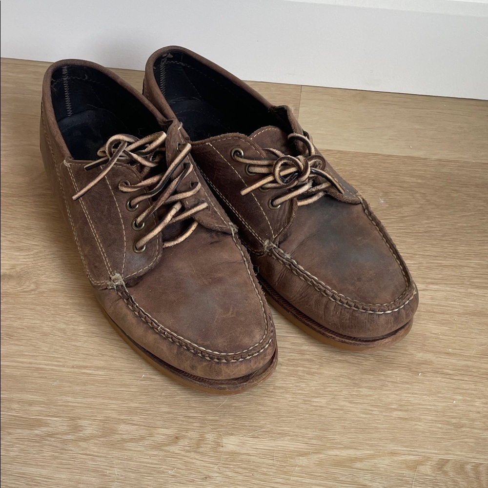 L.L. Bean Men's Dark Brown Signature Boucher Jackman Boat Shoes